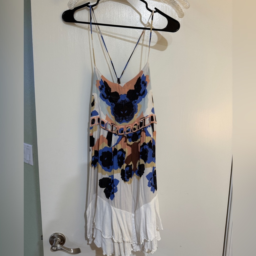 Free People - Women’s Mini Length Spaghetti-Strap Dress - Multiple Colors